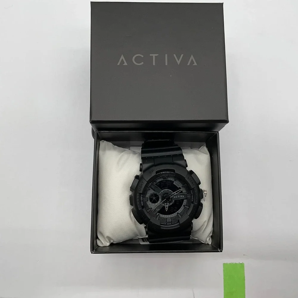 Activa Pixel X Invicta Digital Unisex Watch 50mm Black Sport ACW499-013 NEW